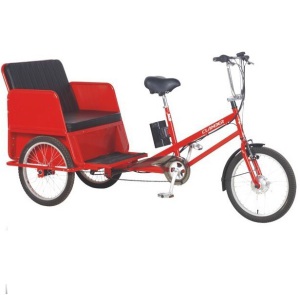 Electric Pedal Bike for Passenger/Assisted Pedal Taxi E-Rickshaw