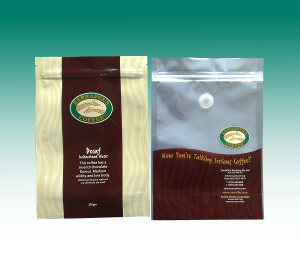 Stand up Harmonious Colors Coffee Bag with Value