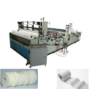 Automatic Maxi Roll Sltting and Toilet Paper Rewinding Machine
