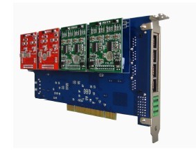 16 Ports Asterisk PCI Card, Telephony PCI Card, Voice Card. 16 FXO/FXS